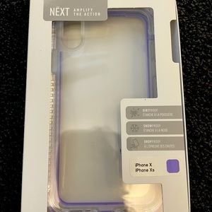 LifeProof Next iPhone X and Xs case in ultra violet